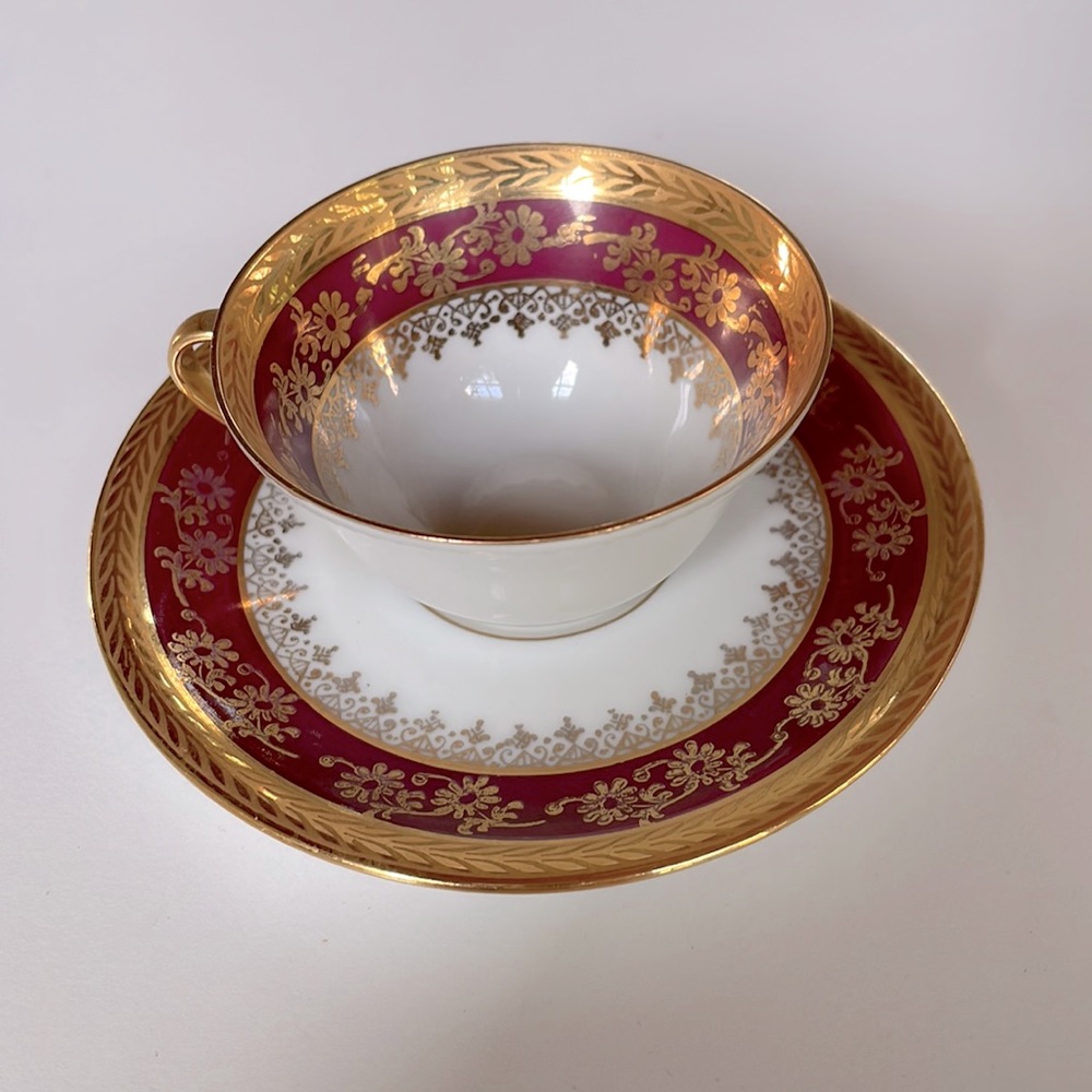 VTG Limoges Demitasse & Saucer